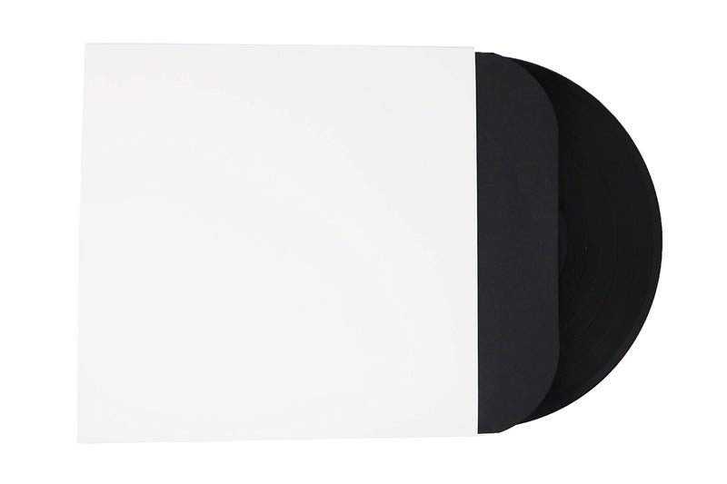 BIG FUDGE Pro Blank Album Jackets. 20 Album Covers (350gsm) Record Jackets. 12 Inch LP Vinyl Cover for Vinyl Record Inner Sleeves and Outer Sleeves. LP Jacket Covers, Cardboard Record Covers (White) - Image 5